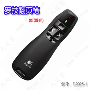 罗技R400 红激光笔遥控笔电子教鞭演示器(L9025-1)